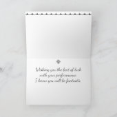 Viel Glück-Tänzer Karte (Innenseite)