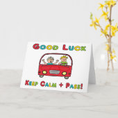 Viel Glück-Treiber-Test Karte (Gelbe Blume)