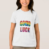 VIEL GLÜCK Tri-Blend SHIRT (Vorderseite)
