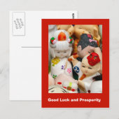 viel Glück und Wohlstand, japanische Babys 1 Postkarte (Vorne/Hinten)