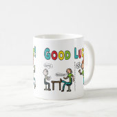 Viel Glück Verlassend Arbeit Kaffeetasse (VorderseiteRechts)