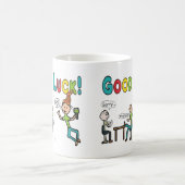 Viel Glück Verlassend Arbeit Kaffeetasse (Mittel)