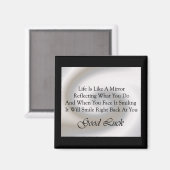 Viel Glück Verse Magnet (Vorderseite/Rückseite)