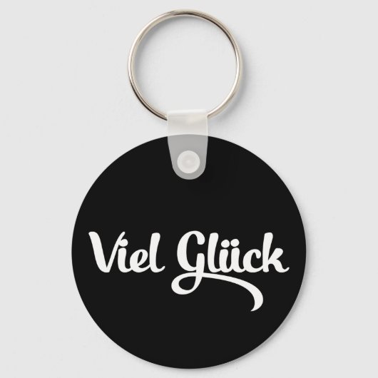 Viel Glück | Viel Glück Deutsch Schlüsselanhänger (Rückseite)
