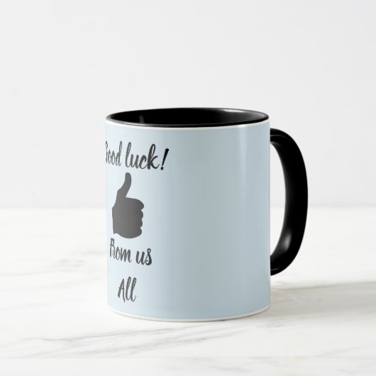 Viel Glück von uns allen Tasse (VorderseiteRechts)