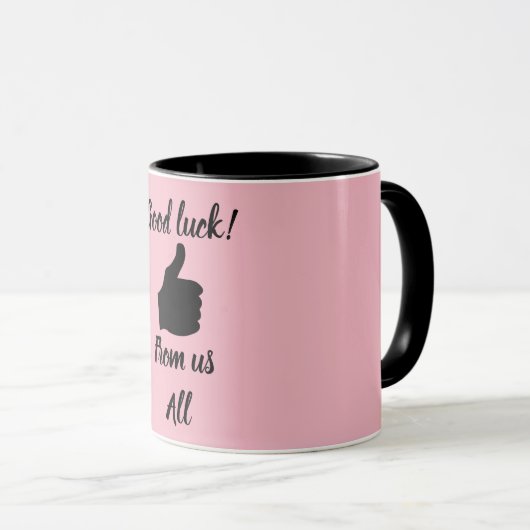 Viel Glück von uns allen Tasse (VorderseiteRechts)