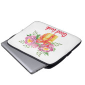 Viel Glück Watercolor-Pfannkuchen Niedlich Laptopschutzhülle (Vorne Knopf)