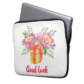 Viel Glück Watercolor-Pfannkuchen Niedlich Laptopschutzhülle (Vorderseite Links)