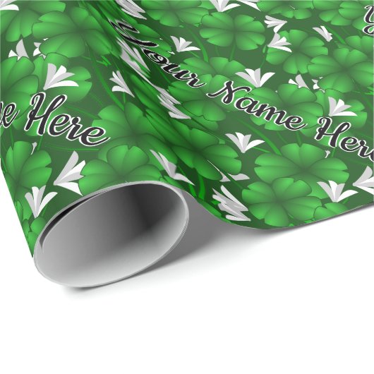 Viel Glück Wrapping Paper Personalisiert Gift Pape Geschenkpapier (Rolleneckpunkt)