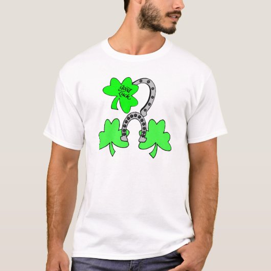 Viel Glück-Wunsch T-Shirt (Vorderseite)