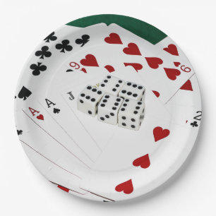 Viel Glück zu Ihnen Pappteller