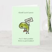 Viel Glück zum Entfernen der Gallenblase Karte (Vorderseite)