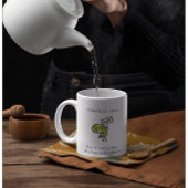 Viel Glück zum Entfernen der Gallenblase Zweifarbige Tasse