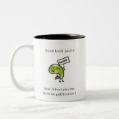 Viel Glück zum Entfernen der Gallenblase Zweifarbige Tasse (Links)