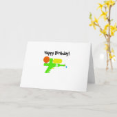 Viel Glück zum Geburtstag! Karte (Gelbe Blume)