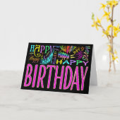 Viel Glück zum Geburtstag Karte (Gelbe Blume)