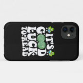 Viel Glück zum Lesen des St Patricks Day Disco Bal Case-Mate iPhone Hülle (Rückseite (Horizontal))