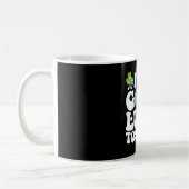 Viel Glück zum Lesen des St Patricks Day Disco Bal Kaffeetasse (Links)