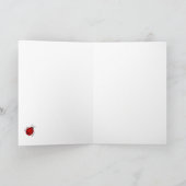 Viel Glückmarienkäfer addieren Namensboa sorte Karte (Innenseite)