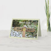 Viel GlückSignpost Karte (Vorderseite)