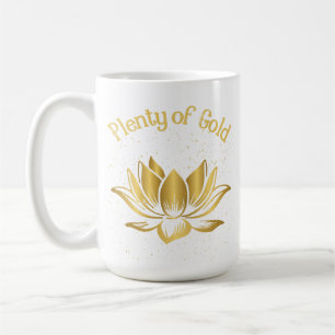 Viel Gold Lotus Kaffeetasse