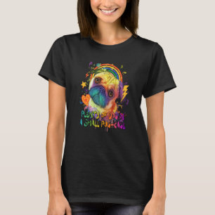 Viel Hund in einer kleinen Pugkage Tier Wortwitz H T-Shirt