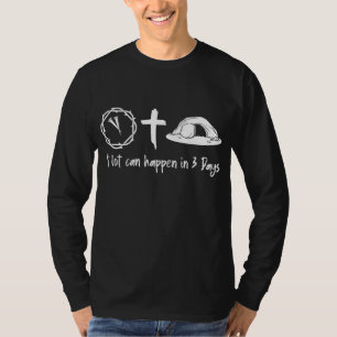 Viel kann in 3 Tagen Ostertag passieren Jesus kreu T-Shirt
