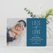 "Viel Liebe" Ankündigung des Fotos (Stehend Vorderseite)