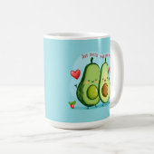 Viel Liebe Avocado Kaffeetasse (VorderseiteRechts)