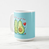 Viel Liebe Avocado Kaffeetasse (Vorderseite Links)