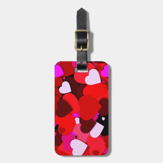 Viel Liebe Gepäckanhänger (Vorderseite vertikal)