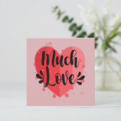 Viel Liebe, großes Herz (Stehend Vorderseite)