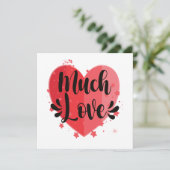 Viel Liebe, großes Herz (Stehend Vorderseite)