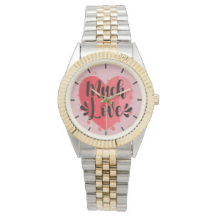 Viel Liebe, großes Herz Armbanduhr