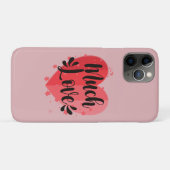Viel Liebe, großes Herz Case-Mate iPhone Hülle (Rückseite (Horizontal))