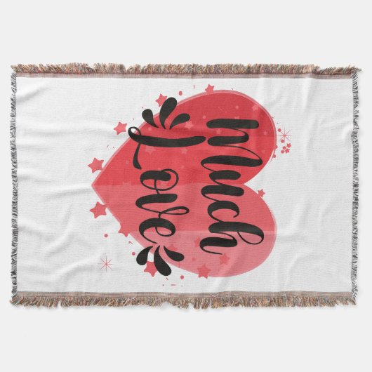 Viel Liebe, großes Herz Decke (Vorderseite)