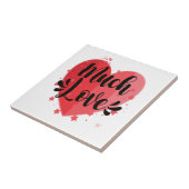 Viel Liebe, großes Herz Fliese (Seite)