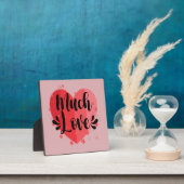 Viel Liebe, großes Herz Fotoplatte (InSitu)