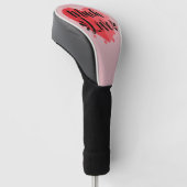 Viel Liebe, großes Herz Golf Headcover (angewinkelt)