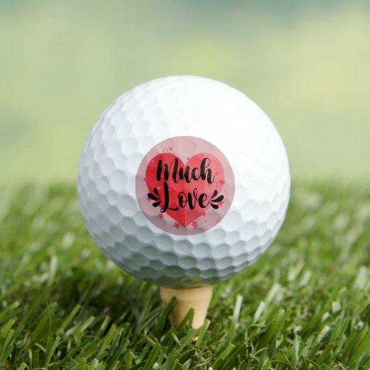 Viel Liebe, großes Herz Golfball (Insitu T-Shirt)