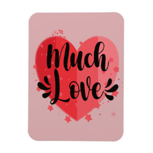 Viel Liebe, großes Herz Magnet