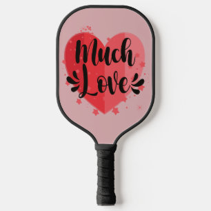 Viel Liebe, großes Herz Pickleball Schläger