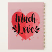 Viel Liebe, großes Herz Planer (Rückseite)