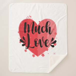 Viel Liebe, großes Herz Sherpadecke