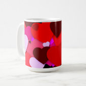 Viel Liebe Kaffeetasse (Vorderseite Links)