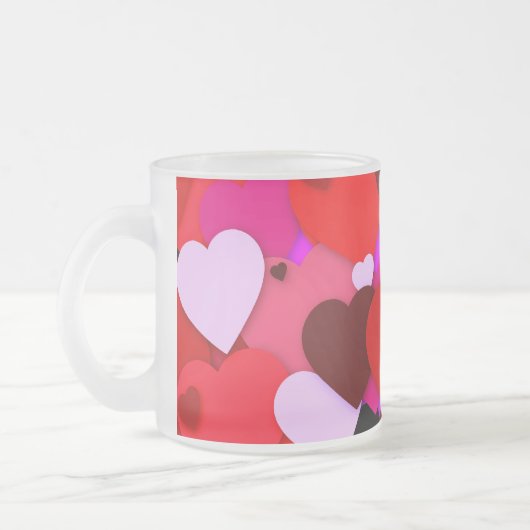 Viel Liebe Mattglastasse (Links)