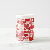 Viel Liebe Porzellantasse (Vorderseite)