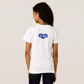 VIEL LIEBT - blaue Liebe T-Shirt (Schwarz voll)