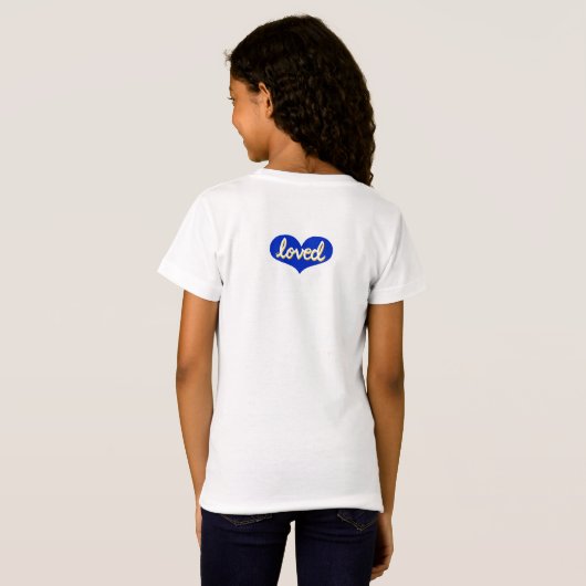VIEL LIEBT - blaue Liebe T-Shirt (Schwarz voll)