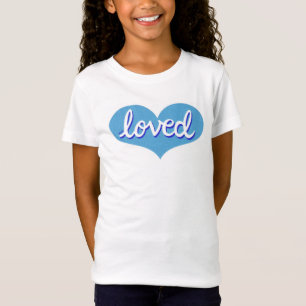 VIEL LIEBT - Blauer Liebe T-Shirt
